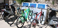 Charging station for electric cars and bicycles